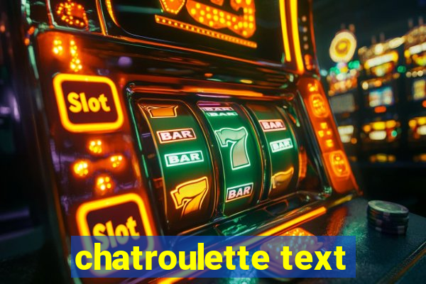 chatroulette text